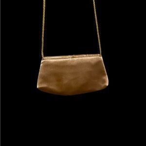 Gold formal hand purse